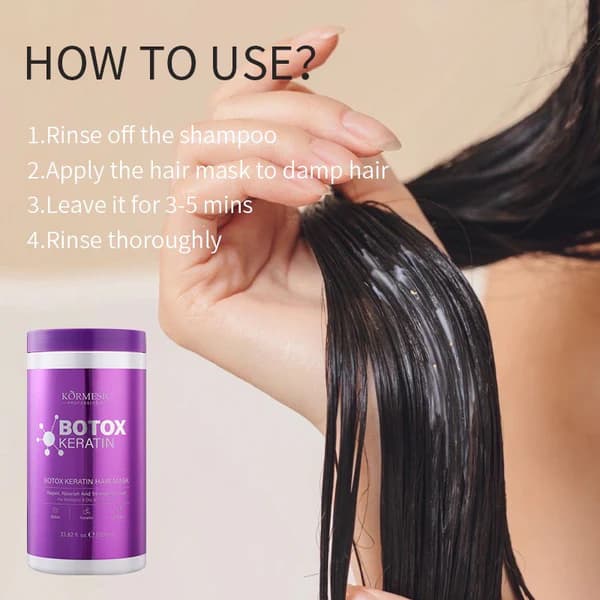 Kormesic Botox Keratin Hair Mask beauty product available at Kittik Beauty Nepal